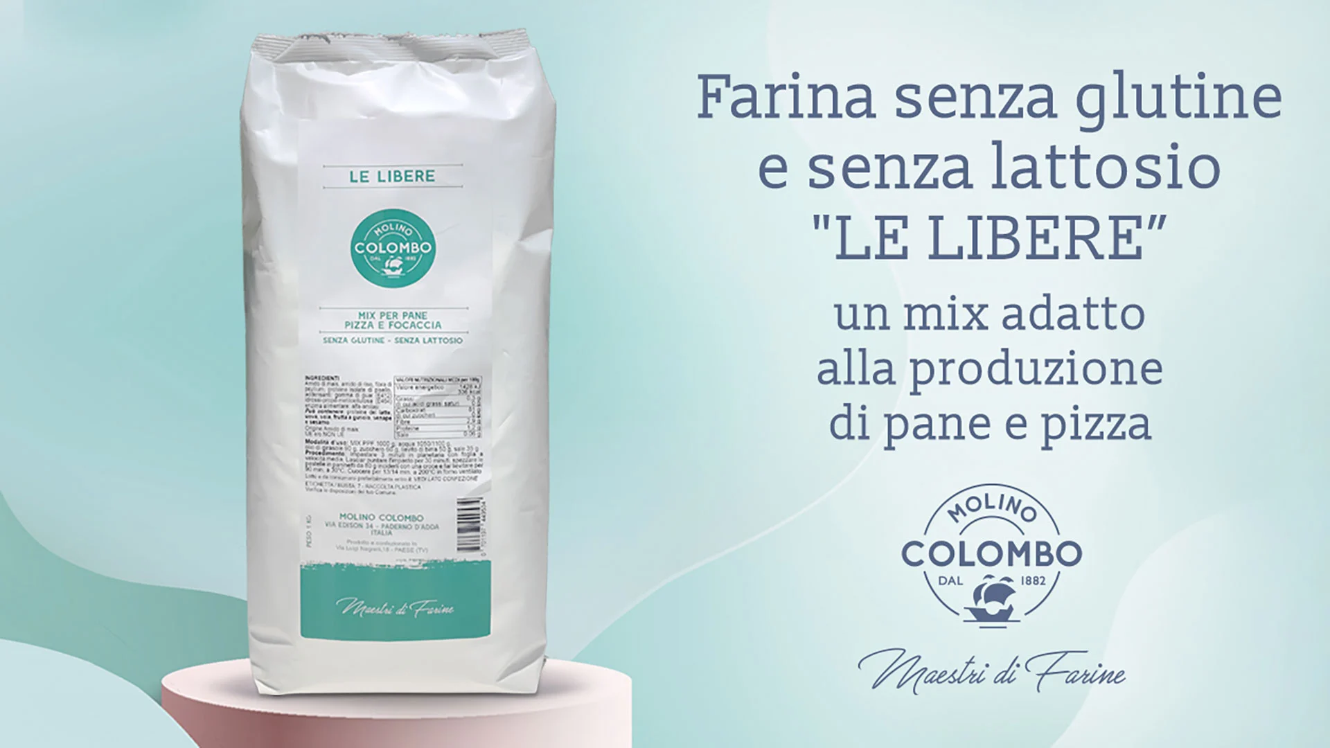 La farina senza glutine per pane, pizza e dolci