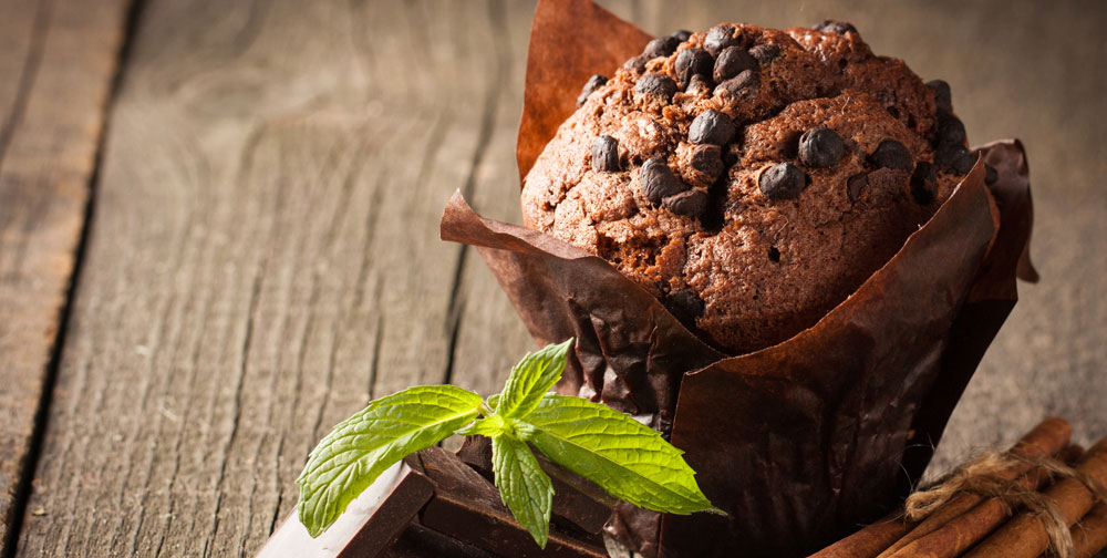Muffin fondenti con pepite di cioccolato