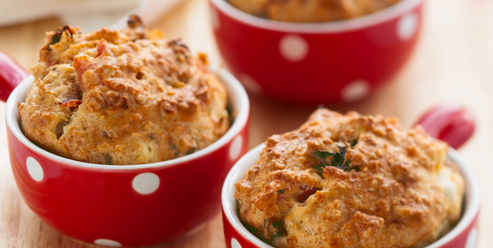 Muffin vegani zucchine e pomodori secchi