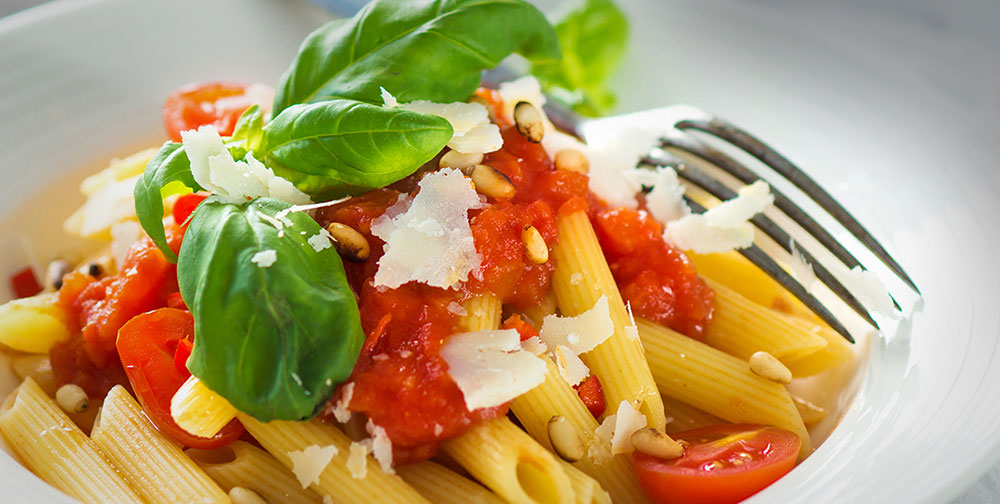 Pasta al pomodoro fresco e basilico