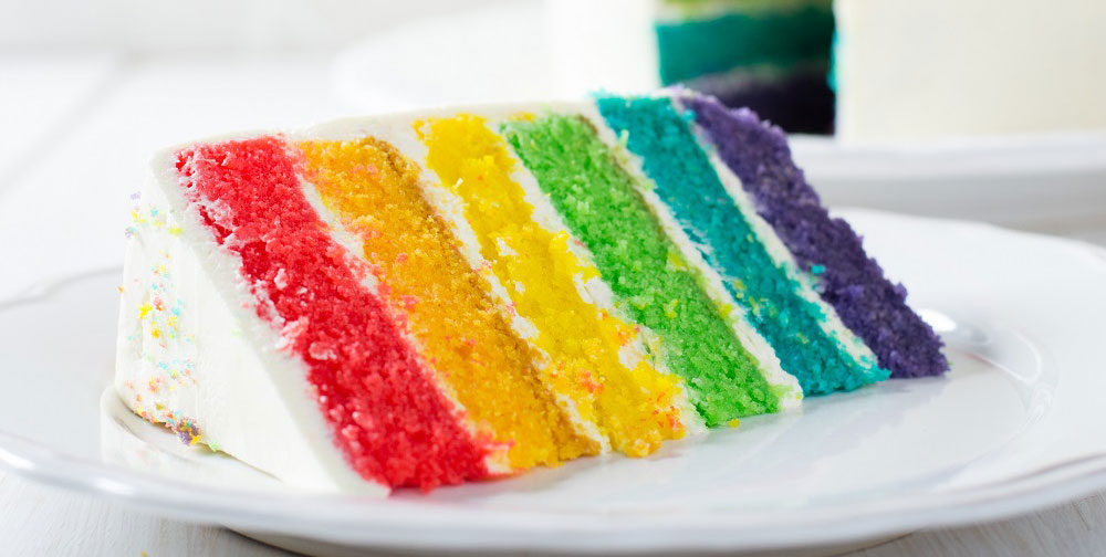MULTICOLOR – Rainbow cake