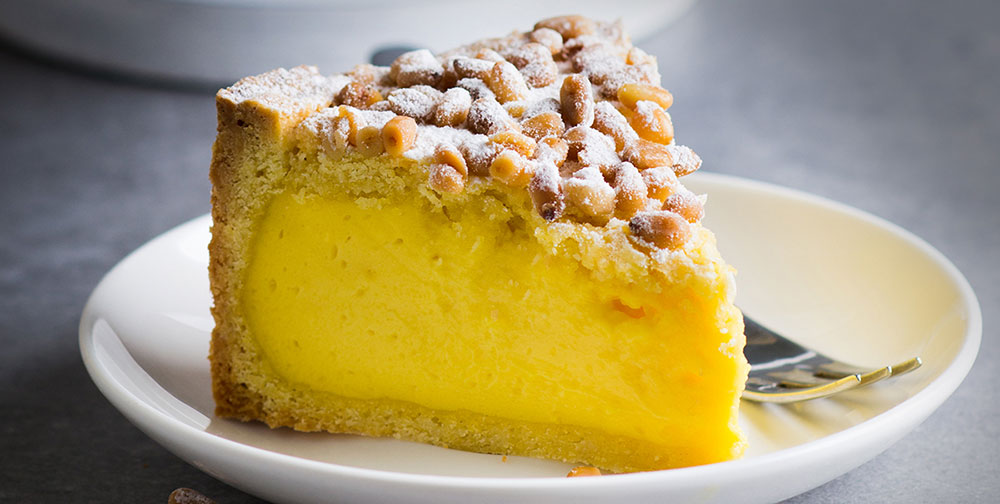 GIALLO – Torta della nonna al limone