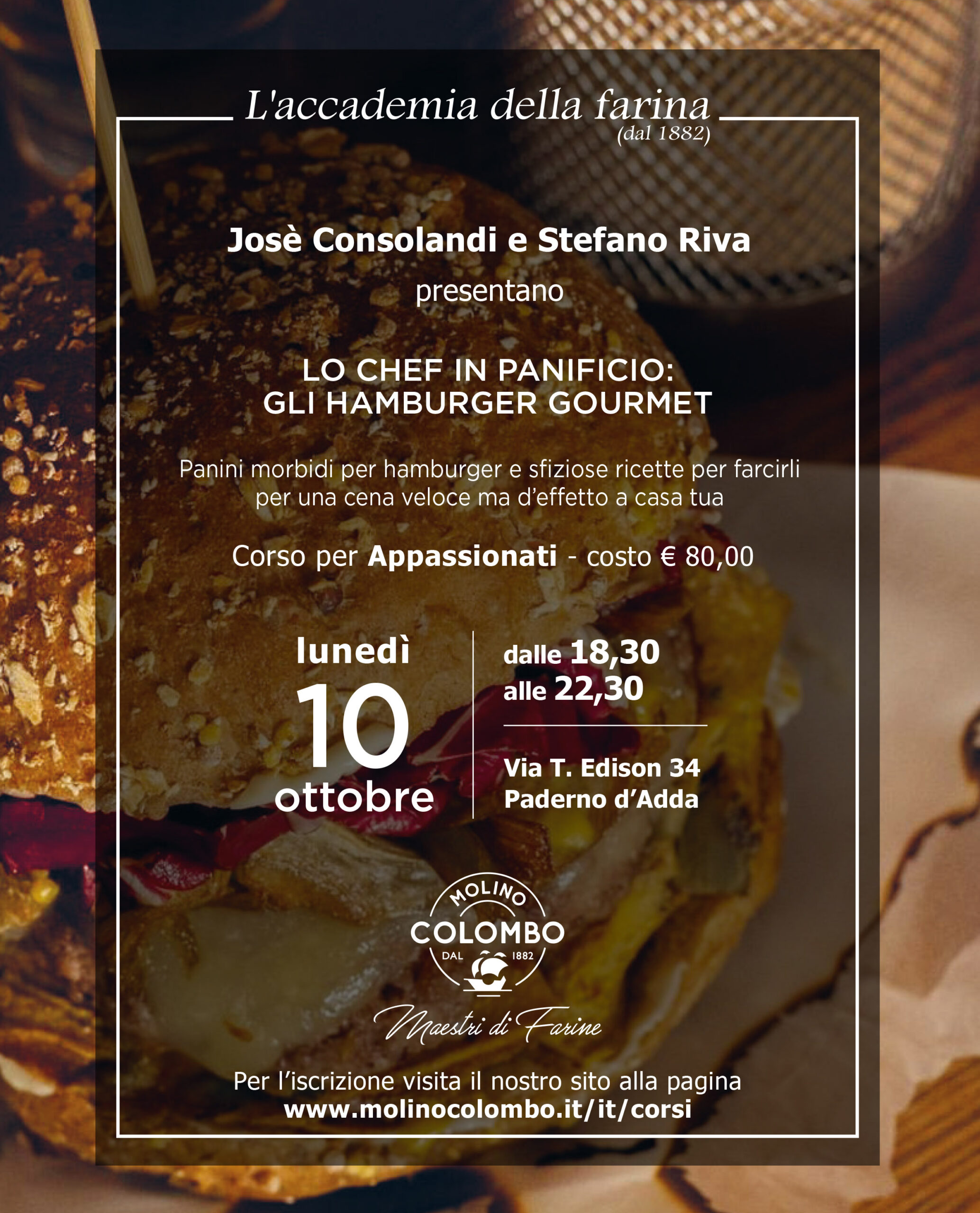 Lo Chef in panificio: hamburger gourmet