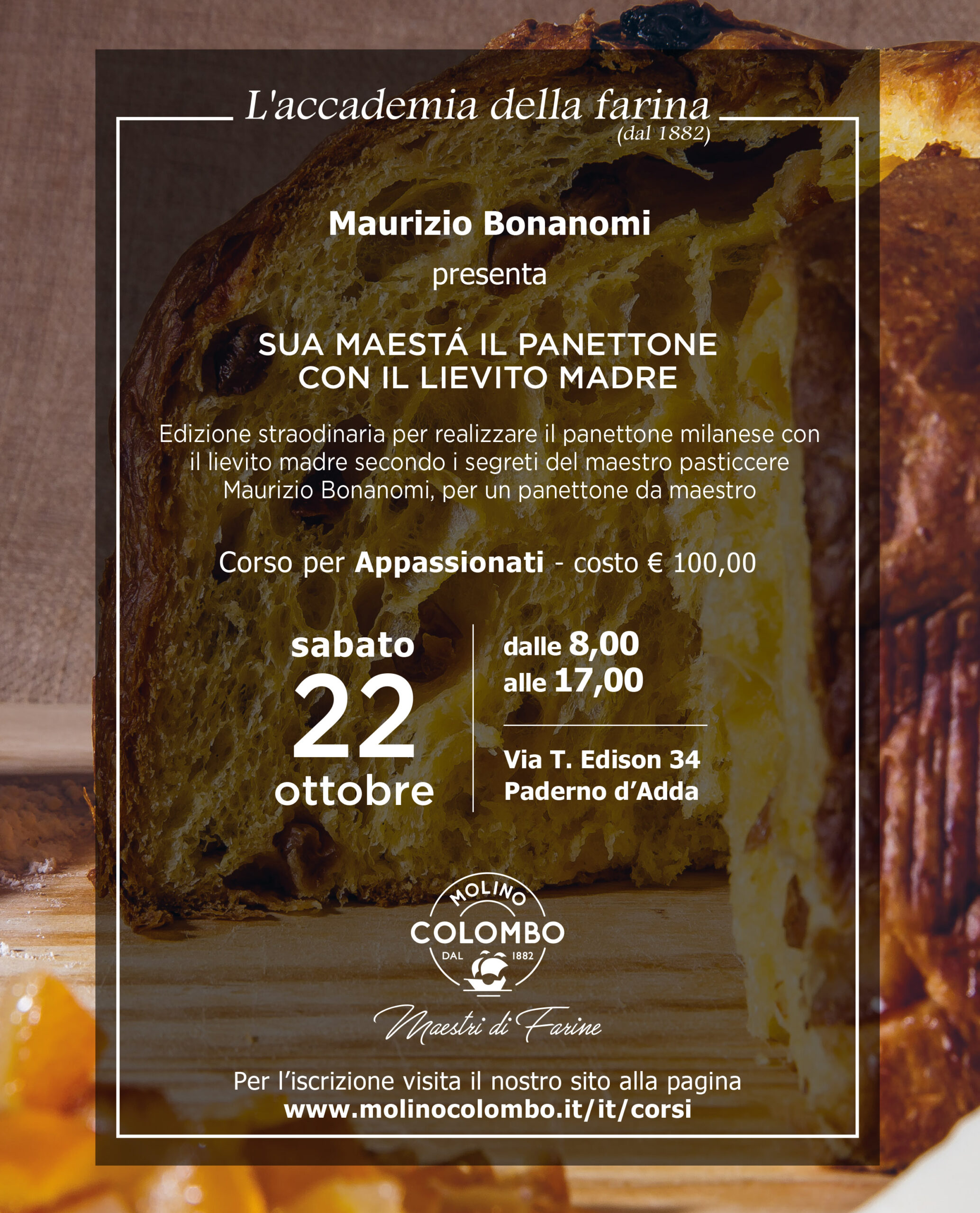 Sua Maestà il Panettone con il lievito madre