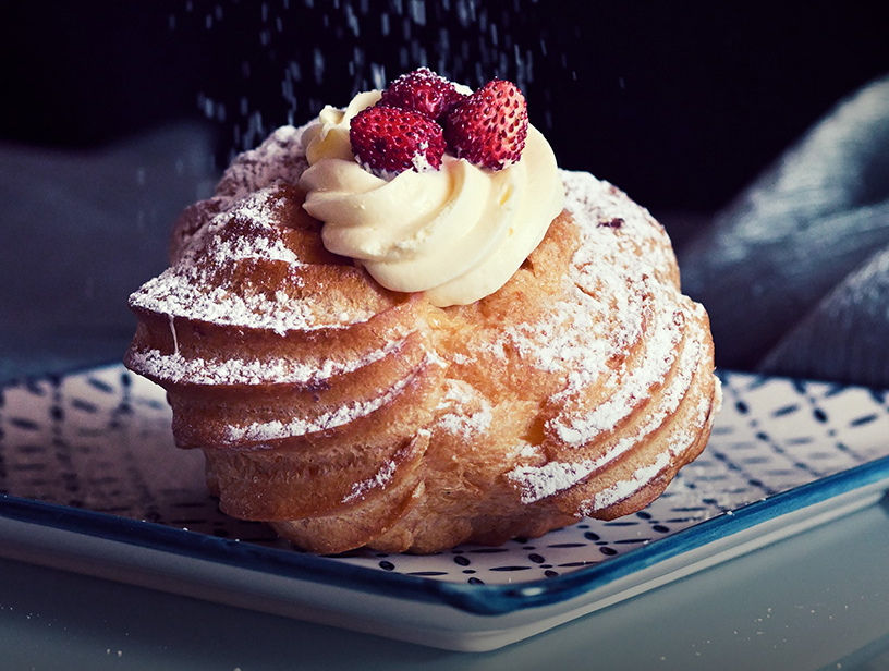 Zeppole di San Giuseppe al forno