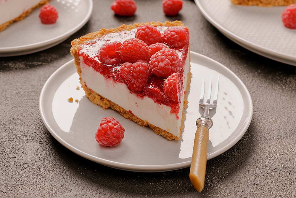 Cheesecake ai lamponi