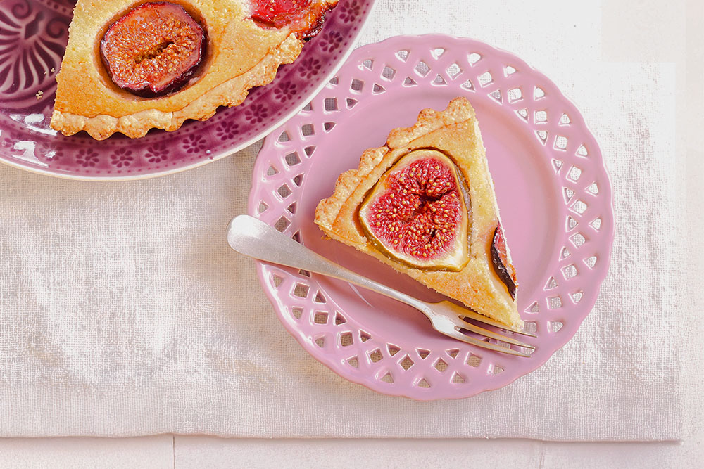 Crostata di mele frangipane e fichi